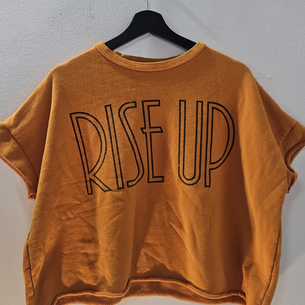 Rise Up Orange Short Sleeve Tee